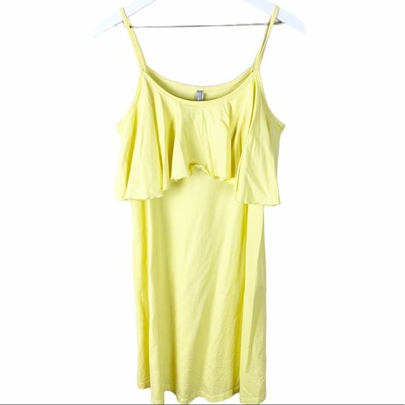 NWT Hanna Andersson Yellow Flowy‎ Ruffle Dress - Picture 1 of 6